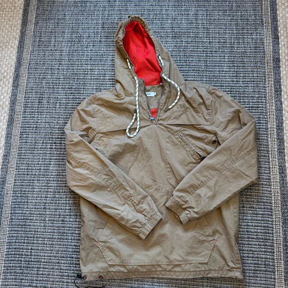 Univibe Performance Jacket - Tan and Red - Picture 1 of 4